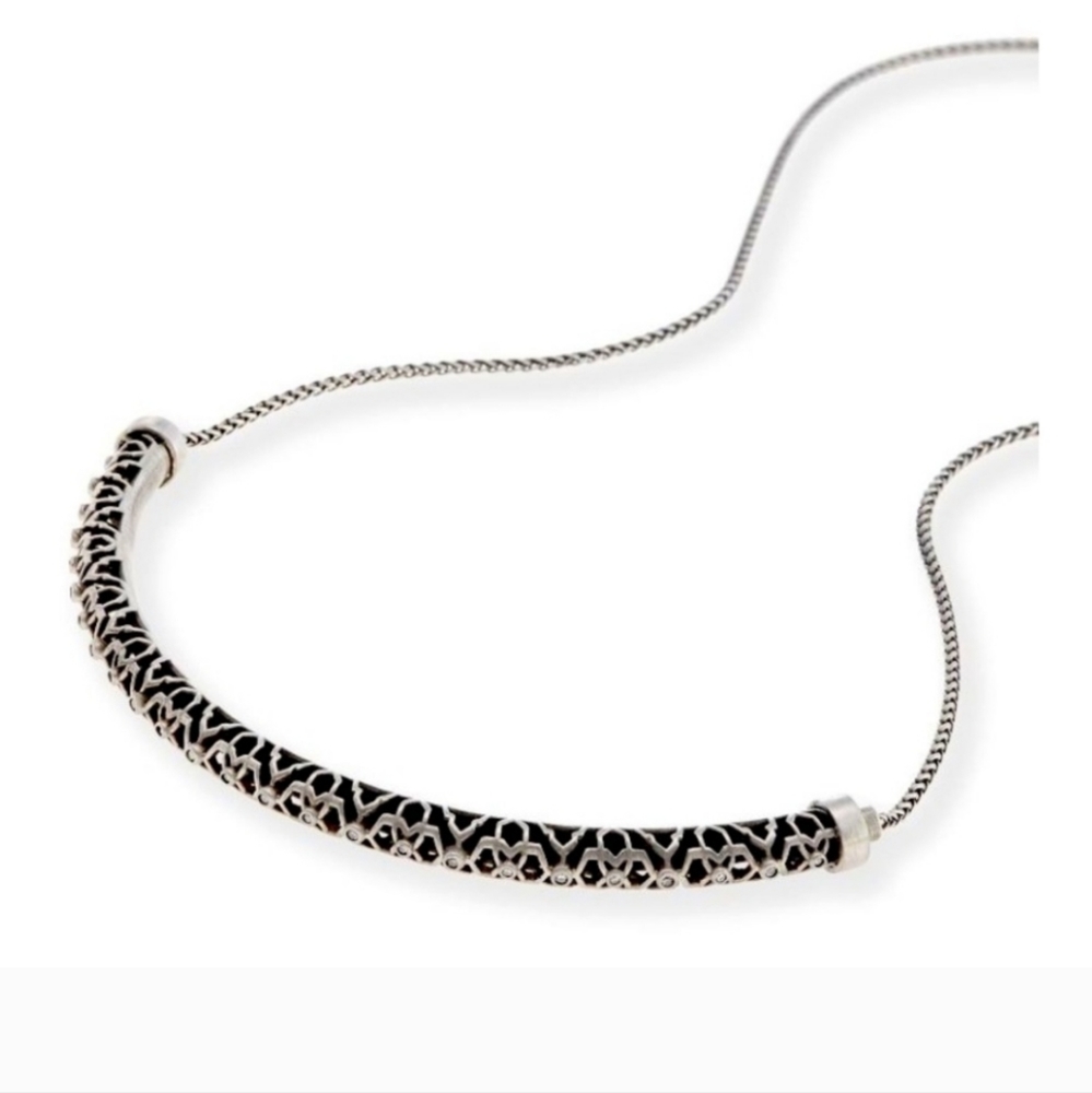 Kendra Scott Lucy Choker Necklace In Antique Silver